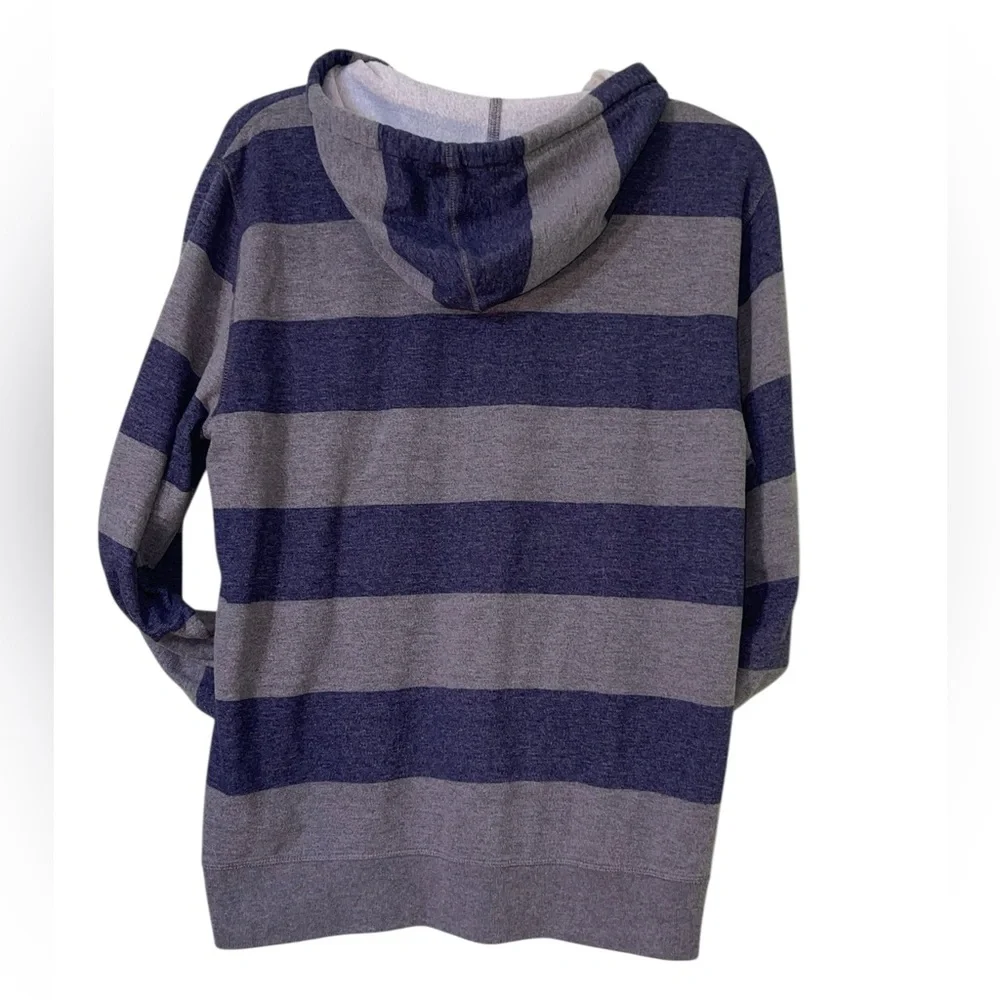 Men’s Knickerbocker Vintage Design blue/gray striped full-zip hoodie. SZ- XL GUC - Picture 4 of 8